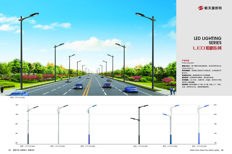 Ordinary Single Arm And Double Arm Street Lamps